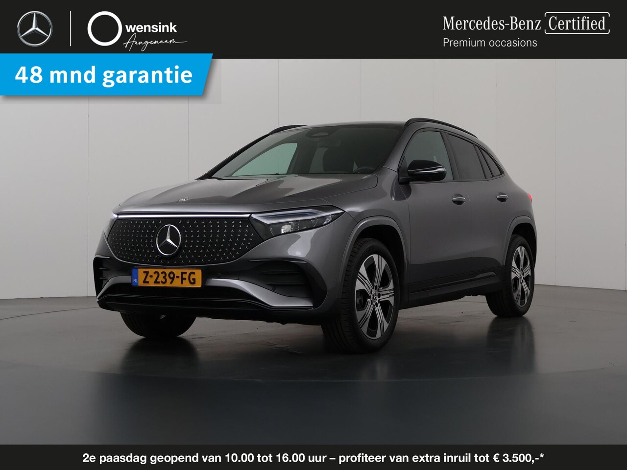 Mercedes-Benz EQA - 250+ AMG Line 71 kWh | Panoramadak | Burmester | 360 graden camera | Memory | Keyless | - AutoWereld.nl