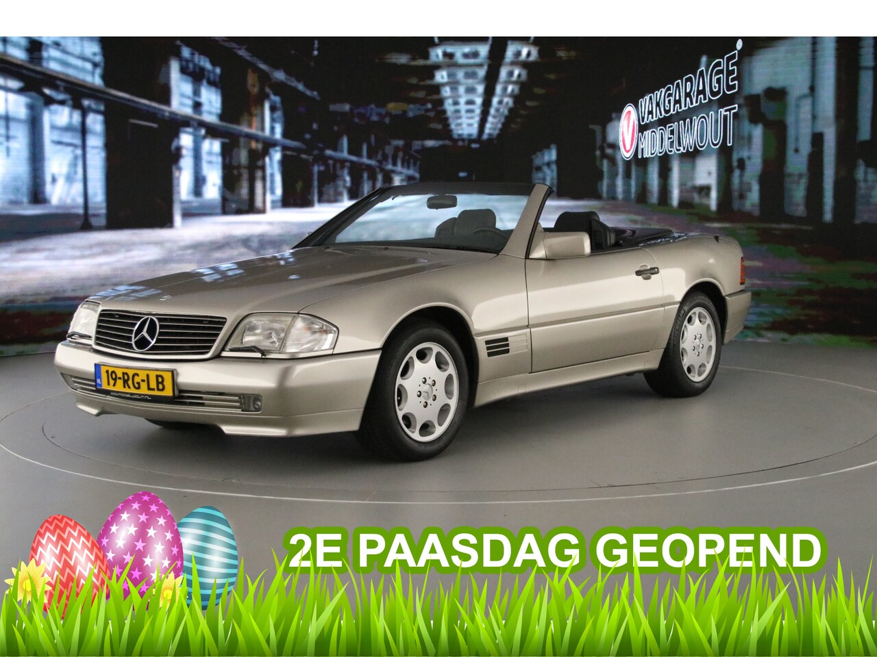 Mercedes-Benz SL-klasse Cabrio - 300 SL-24 Aut/Clima/Leder/Nieuwe Cabriokap - AutoWereld.nl