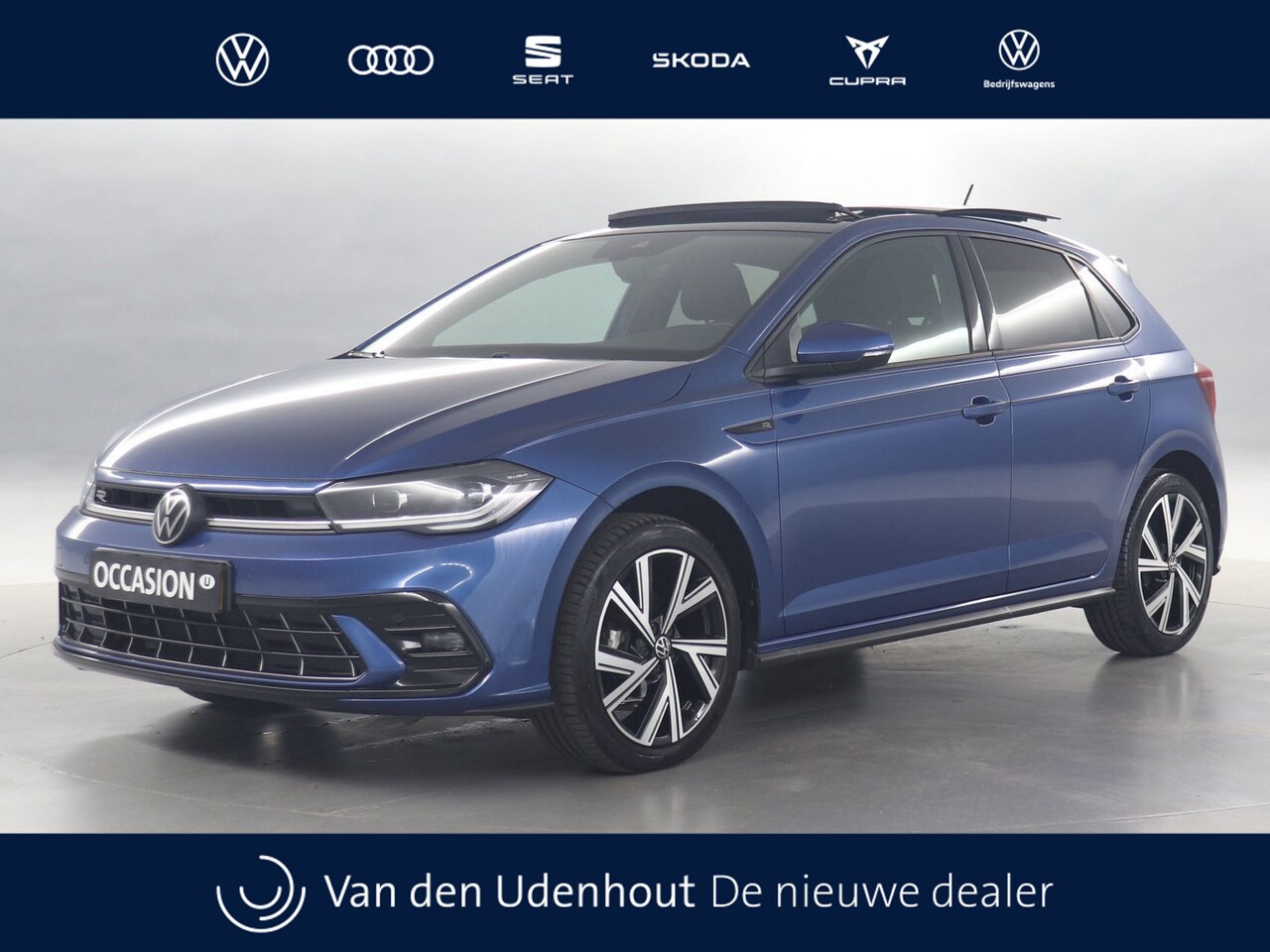 Volkswagen Polo - 1.0 TSI 95pk R-Line DSG / Panoramadak / Stoelverwarming / Camera - AutoWereld.nl