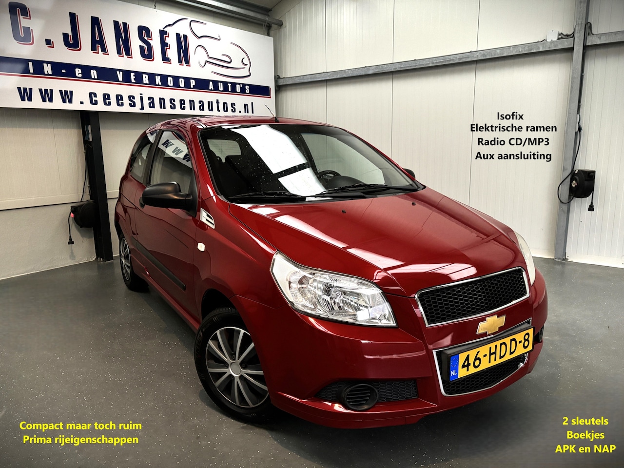 Chevrolet Aveo - 1.2 16V L KEURIGE AUTO !!! - AutoWereld.nl