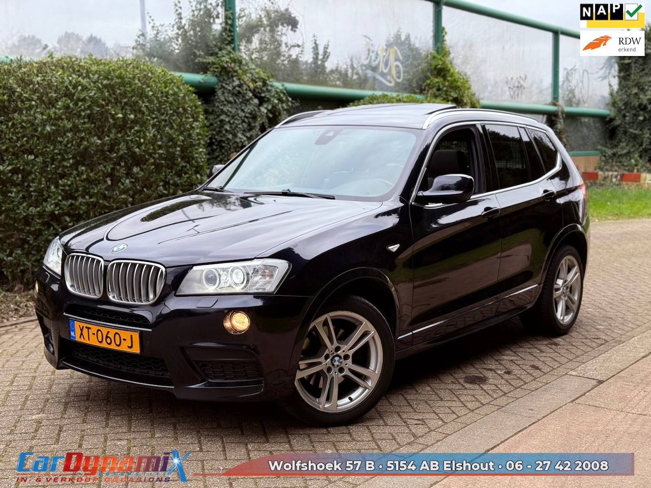 BMW X3 - XDrive35d High Executive // PANO // LEER // KEYLESS // M-SPORTPAKKET // SUPER AUTO - AutoWereld.nl