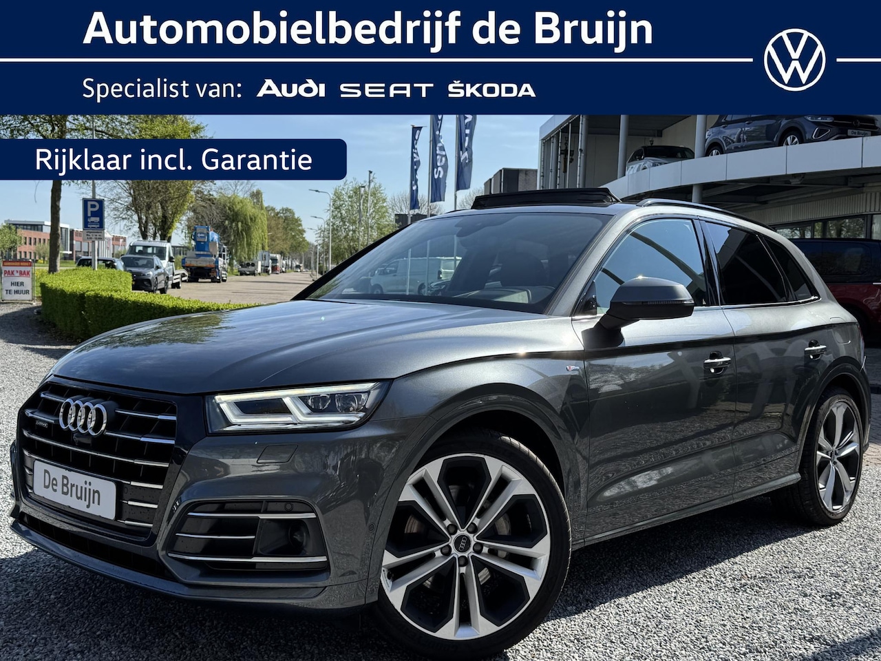 Audi Q5 - 55 TFSIe Quattro S-Line (Pano,Trekhaak,Lucht,Virtual,B&O) - AutoWereld.nl