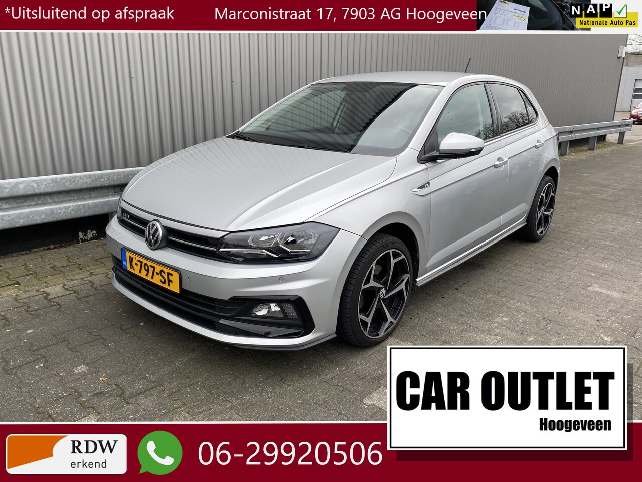 Volkswagen Polo - 1.6 TDI Comfortline Business R-Line, 92Dkm, 5-Drs, A/C, CC, LM, nw. APK – Inruil Mogelijk - AutoWereld.nl