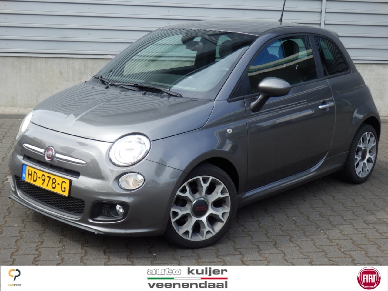 Fiat 500 - 80pk | Sport | Clima | 16" LM velgen | Park. sens. | - AutoWereld.nl