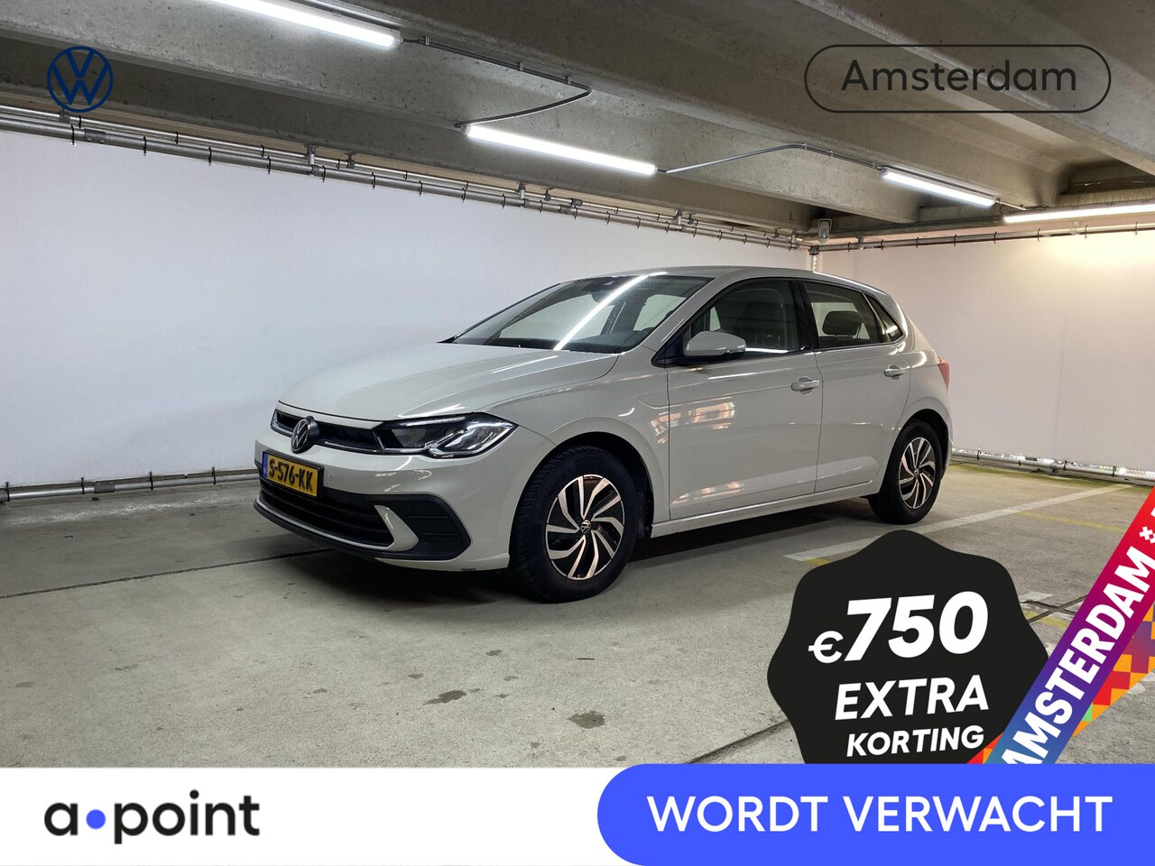 Volkswagen Polo - 1.0 TSI Life 95 pk | Verlengde garantie | Navigatie via App | Parkeersensoren | Adaptieve - AutoWereld.nl