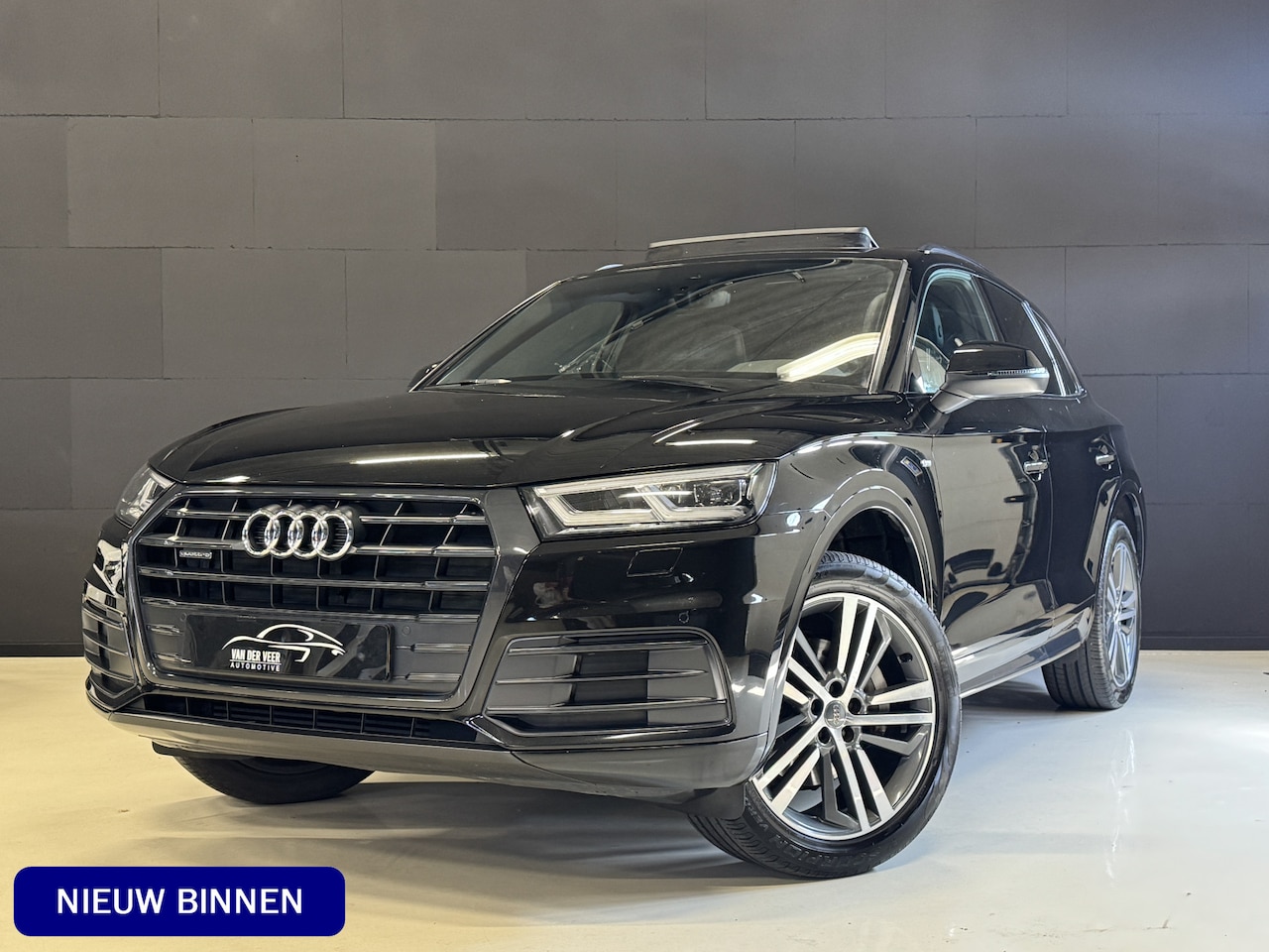 Audi Q5 - 2.0 TFSI quattro Sport S Line Black Edition 252 PK Automaat | Panoramadak | Elektr. trekha - AutoWereld.nl