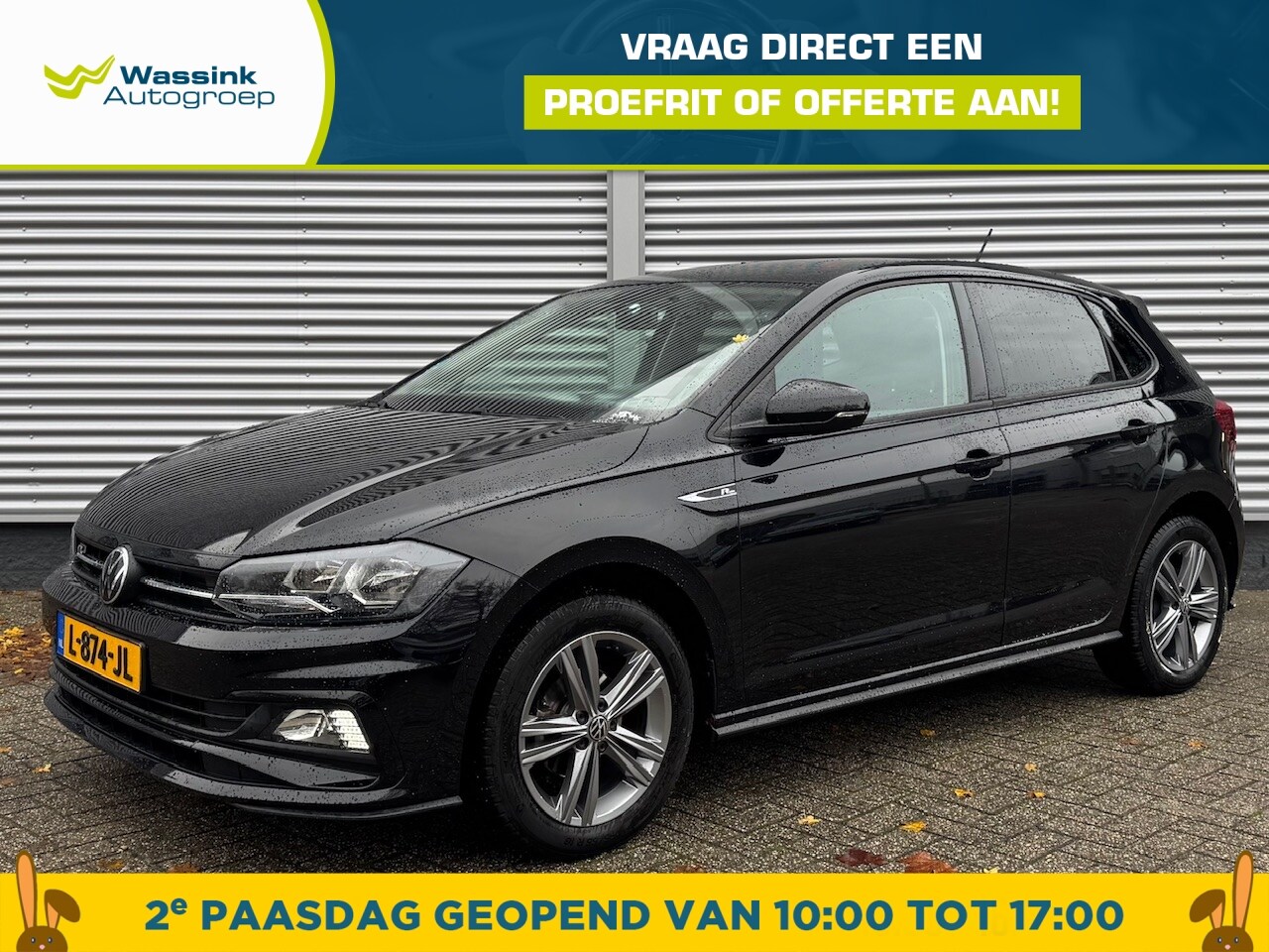 Volkswagen Polo - 1.0 TSI 95pk R-Line Edition | Trekhaak | Airco | Lichtmetalen velgen | - AutoWereld.nl