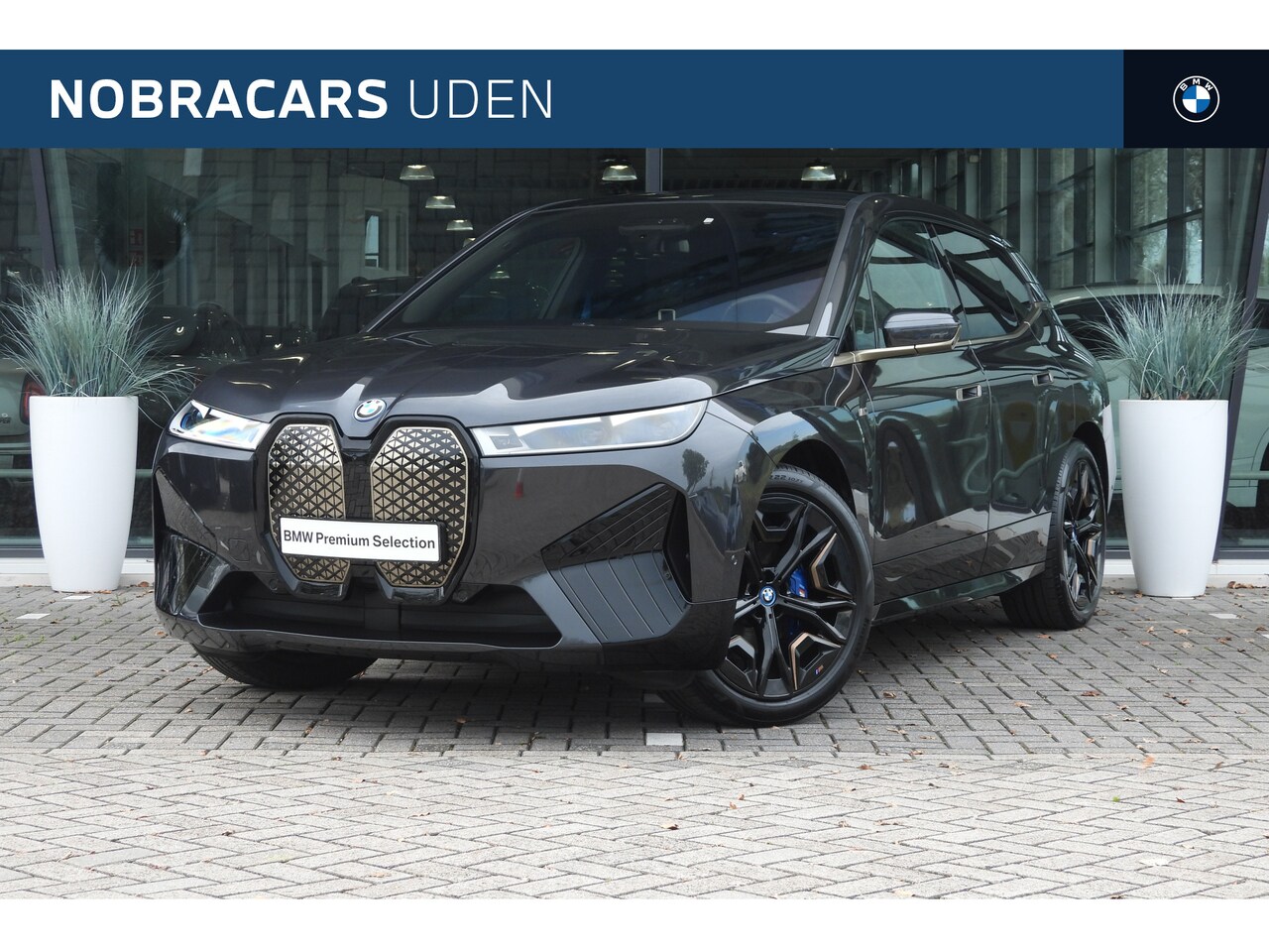 BMW iX - M60 High Executive / Panoramadak Sky Lounge / Trekhaak / Soft-Close / Laserlight / Parking - AutoWereld.nl
