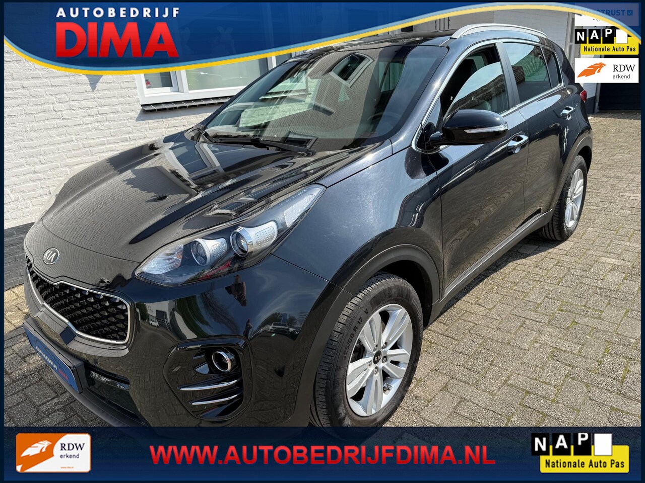 Kia Sportage - 1.6 GDI ExecutiveLine/ Navi/ Camera/ Leder/ Stuur+ Stoelverwarming/ ECC - AutoWereld.nl