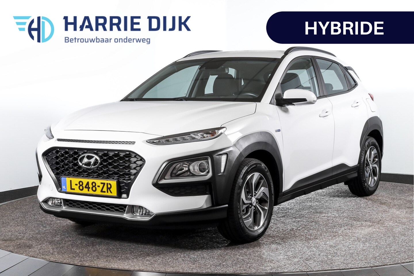 Hyundai Kona - 1.6 GDI HEV 140 PK Comfort | Cruise | Camera | App. Connect | ECC | LM 16" | - AutoWereld.nl