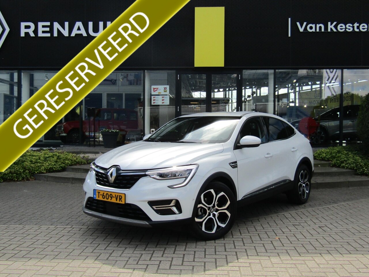 Renault Arkana - 1.6 E-TECH Hybrid 145pk Aut Intens / Trekhaak / Navigatie 9,3 / Camera / Compleet dealer O - AutoWereld.nl