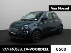 Fiat 500e - 3+1 La Prima 42 kWh | Leder | Navi | Stoel Verw. | Cam | Led | DAB | Apple Carplay | Direc