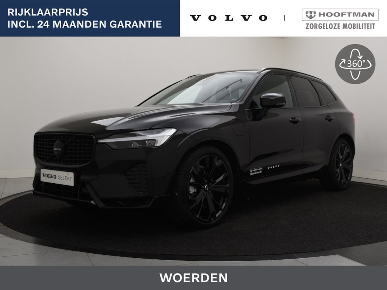 Volvo XC60 - T6 PLUG-IN HYBRID LONG RANGE BLACK EDITION LUCHTVERING HARMAN KA - AutoWereld.nl