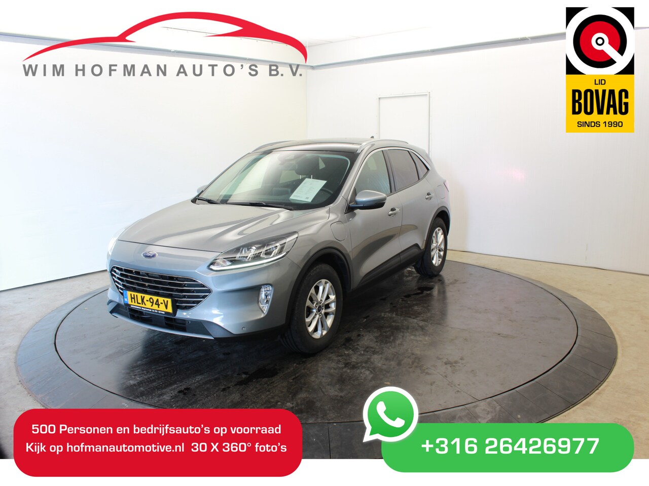 Ford Kuga - 2.5 PHEV Titanium El Trekh Panodak Camera Navi Virtual - AutoWereld.nl