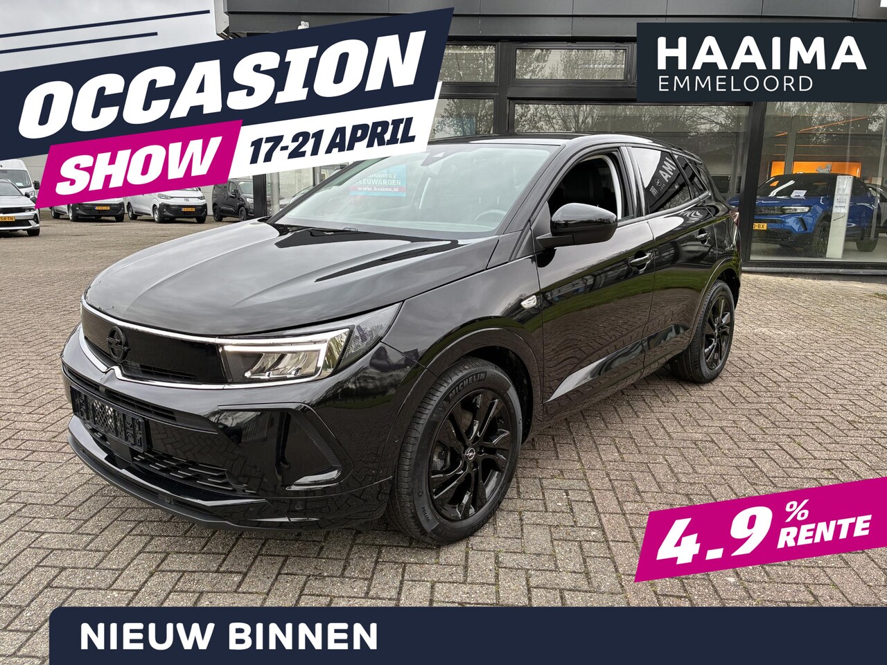 Opel Grandland - 130 pk Turbo Elegance | Climate Control | Black Pakket | 18" LMV | Navigatie | Elektrisch - AutoWereld.nl