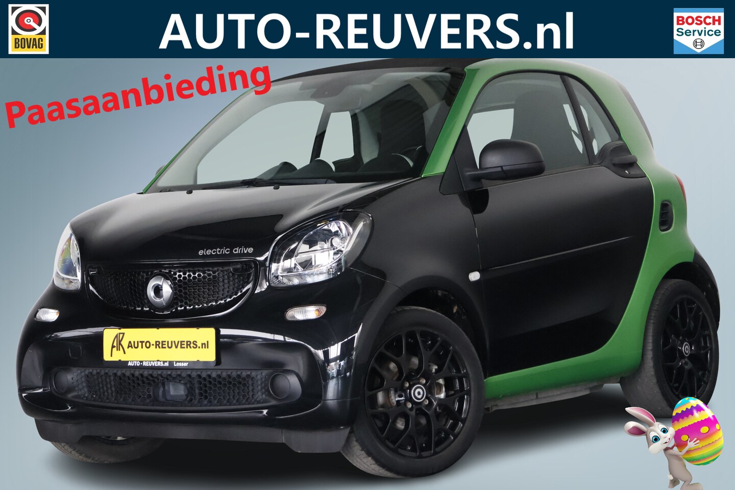 Smart Fortwo - electric drive edition greenflash passion 18 kWh / Clima / Bluetooth / Cruisecontrol / LMV - AutoWereld.nl