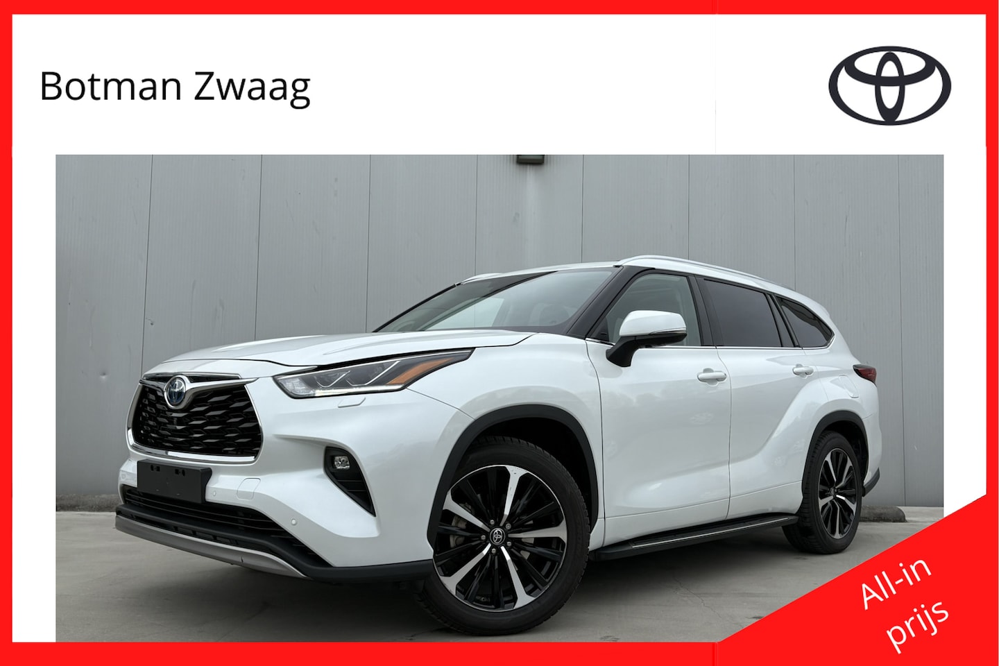 Toyota Highlander - 2.5 AWD Hybrid Premium Limited | Trekhaak | Zomer en winterbanden | Leren bekleding | Mag - AutoWereld.nl