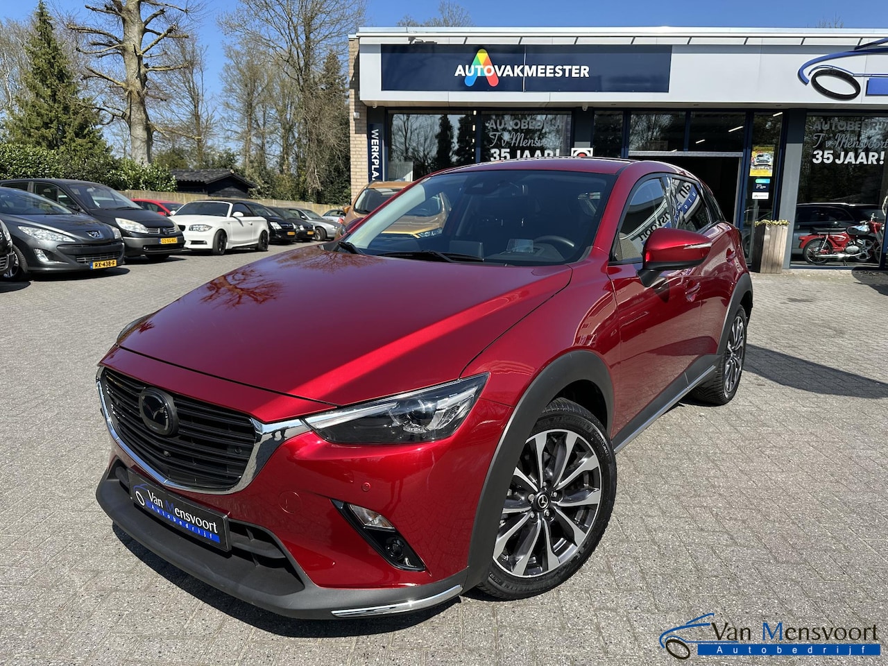 Mazda CX-3 - 2.0 Automaat SkyActiv-G 121 Luxury 8dKM!|ACC|Headup|Keyless|360camera|BOSE! - AutoWereld.nl