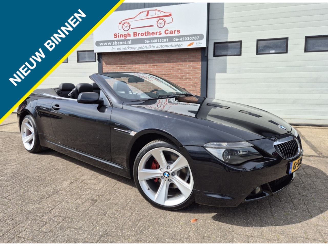 BMW 6-serie Cabrio - 630i H.EXE AUT NAVI LEER XENON INRUIL MOG!!! - AutoWereld.nl