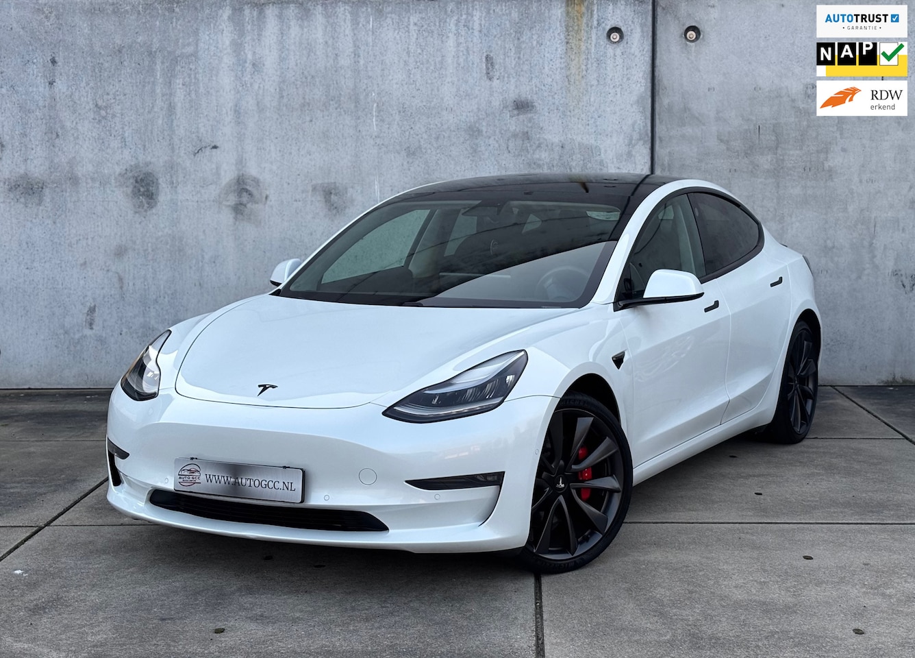Tesla Model 3 - Performance AWD 75kWh SOH 89% AUTOPILOT PANO NAP BTW - AutoWereld.nl