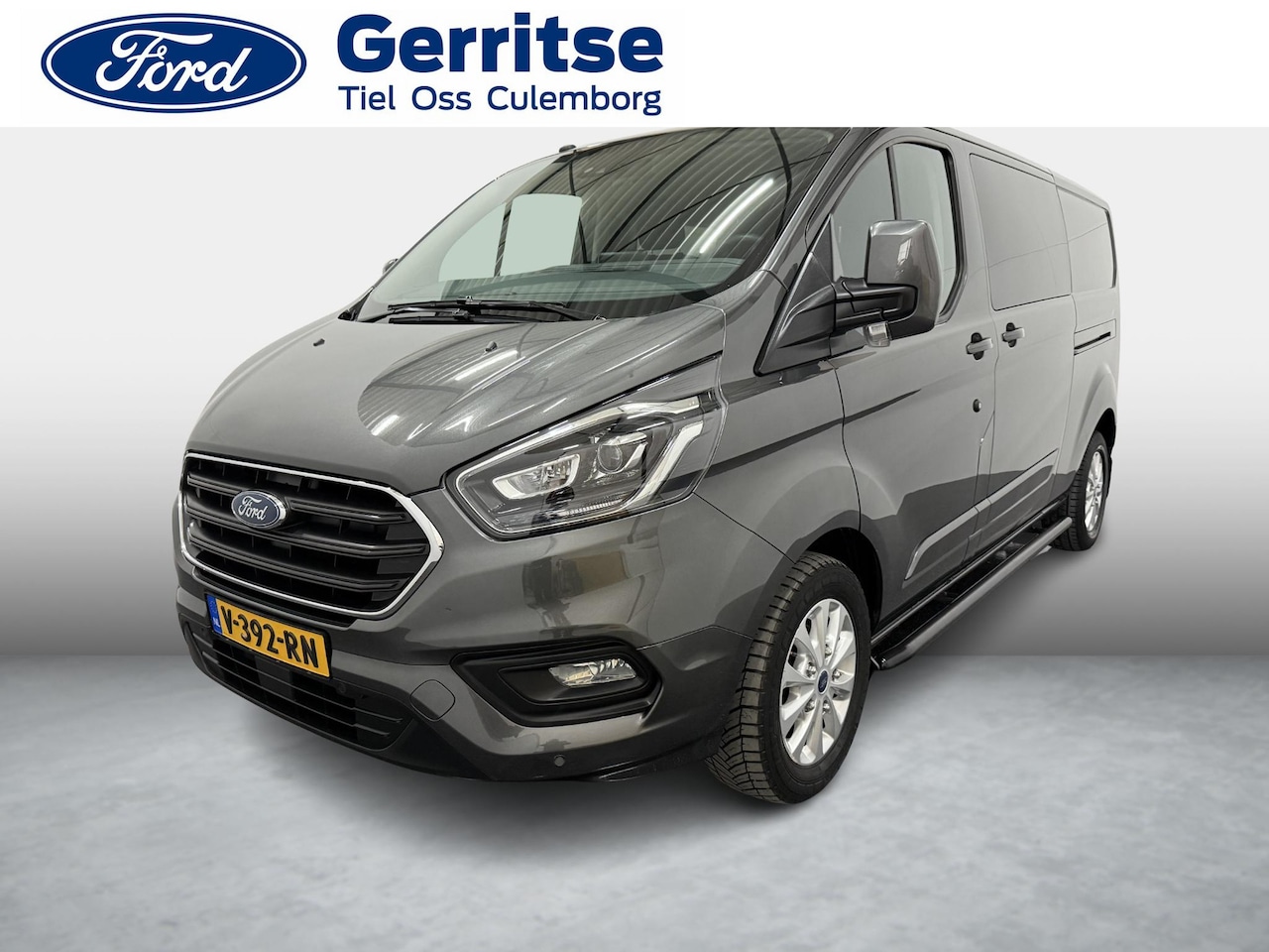 Ford Transit Custom - 300 2.0 TDCI L2H1 Limited DC met o.a. een dubbele cabine, dubbele zijschuifdeur, achteruit - AutoWereld.nl