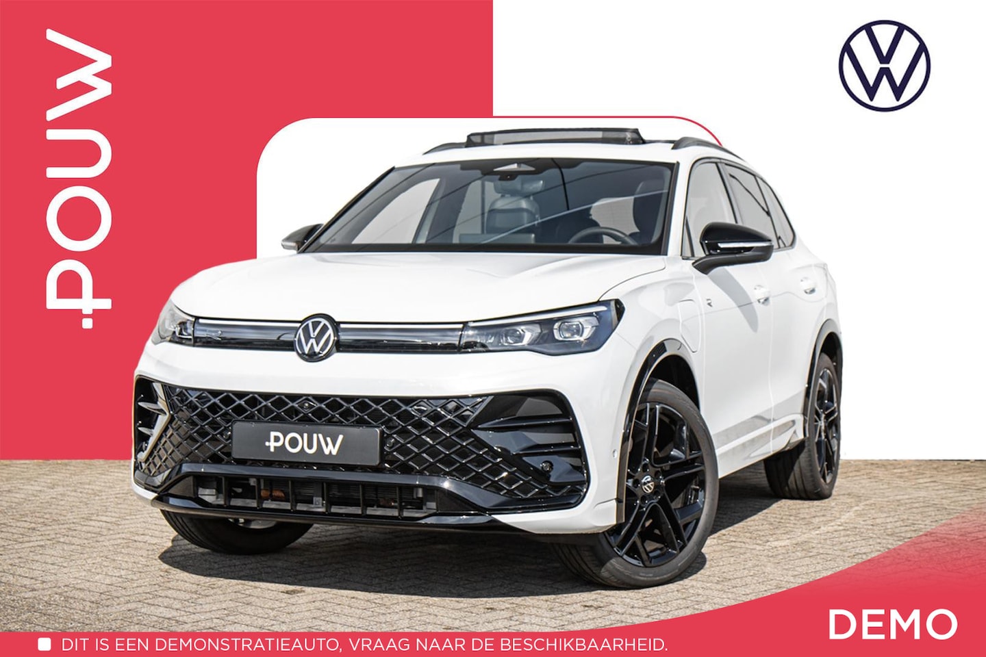 Volkswagen Tiguan - 1.5 eHybrid 272pk DSG R-Line Business | Panoramadak | Head-up | Leder | Trekhaak Uitklapba - AutoWereld.nl