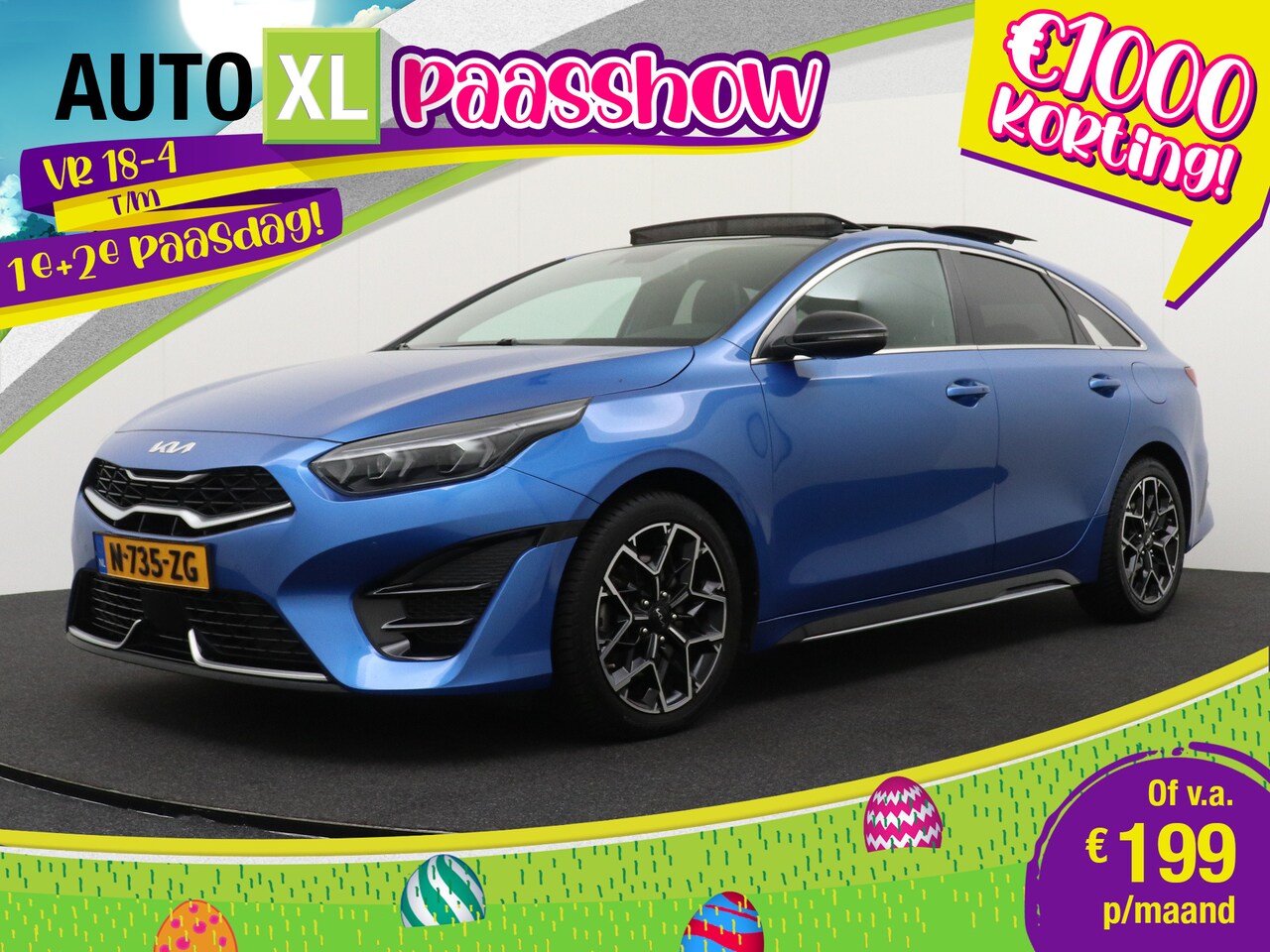 Kia Pro cee'd - 1.0T 120 PK GT-PlusLine Pano-Dak Camera Carplay - AutoWereld.nl