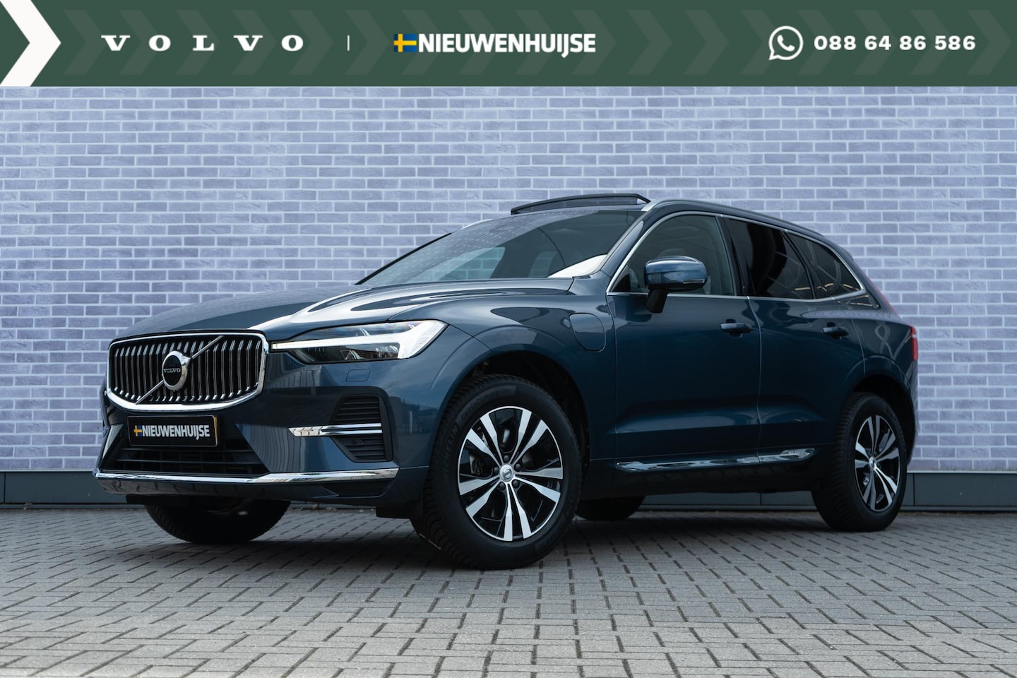 Volvo XC60 - T6 AWD 350 pk Plug-in hybrid Bright | Longe Range | Google Maps | Parkeerverwarming | Lede - AutoWereld.nl