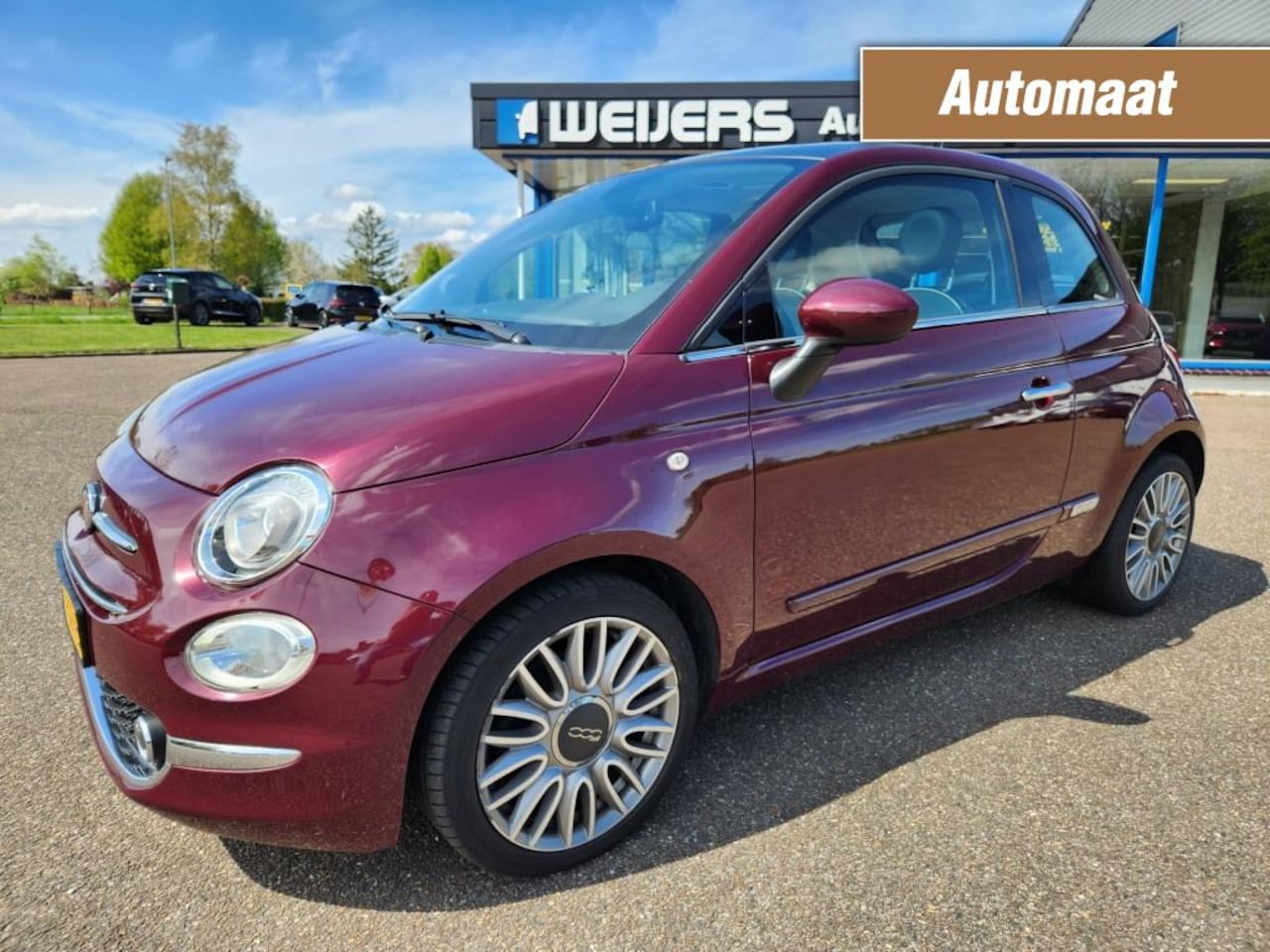 Fiat 500 - 0.9 TwinAir Lounge 0.9 Twinair Lounge, Automaat, Panoramadak, Clima, Navi, Flippers - AutoWereld.nl