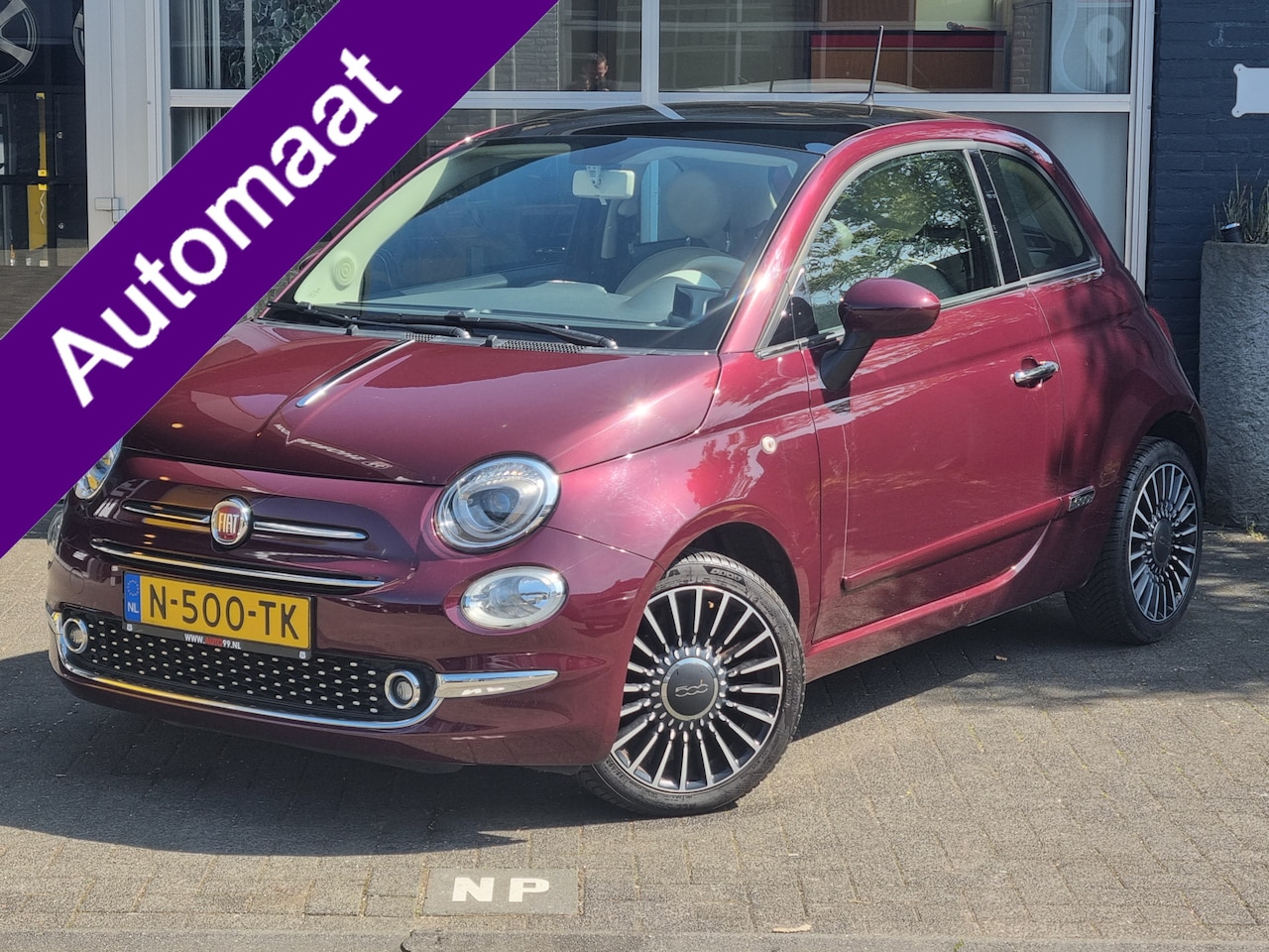 Fiat 500 - 1.2 PANO / PDC / AIRCO / BLUETOOTH - AutoWereld.nl