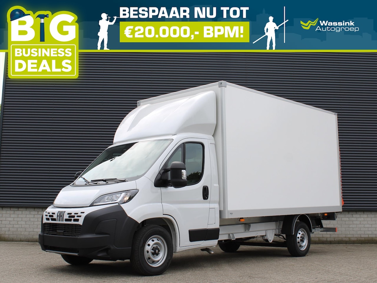 Fiat Ducato - 140 pk L3 35H Bakwagen I Pack Premium I Pack Techno Plus I Dubbeldam Box I Dhollandia Laad - AutoWereld.nl