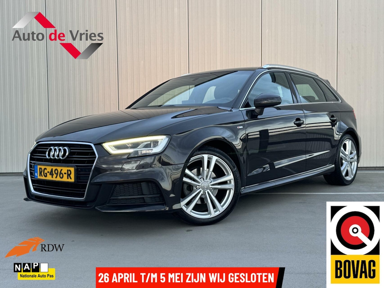 Audi A3 Sportback - 1.5 TFSI CoD Sport S Line Edition|NL-Auto - AutoWereld.nl