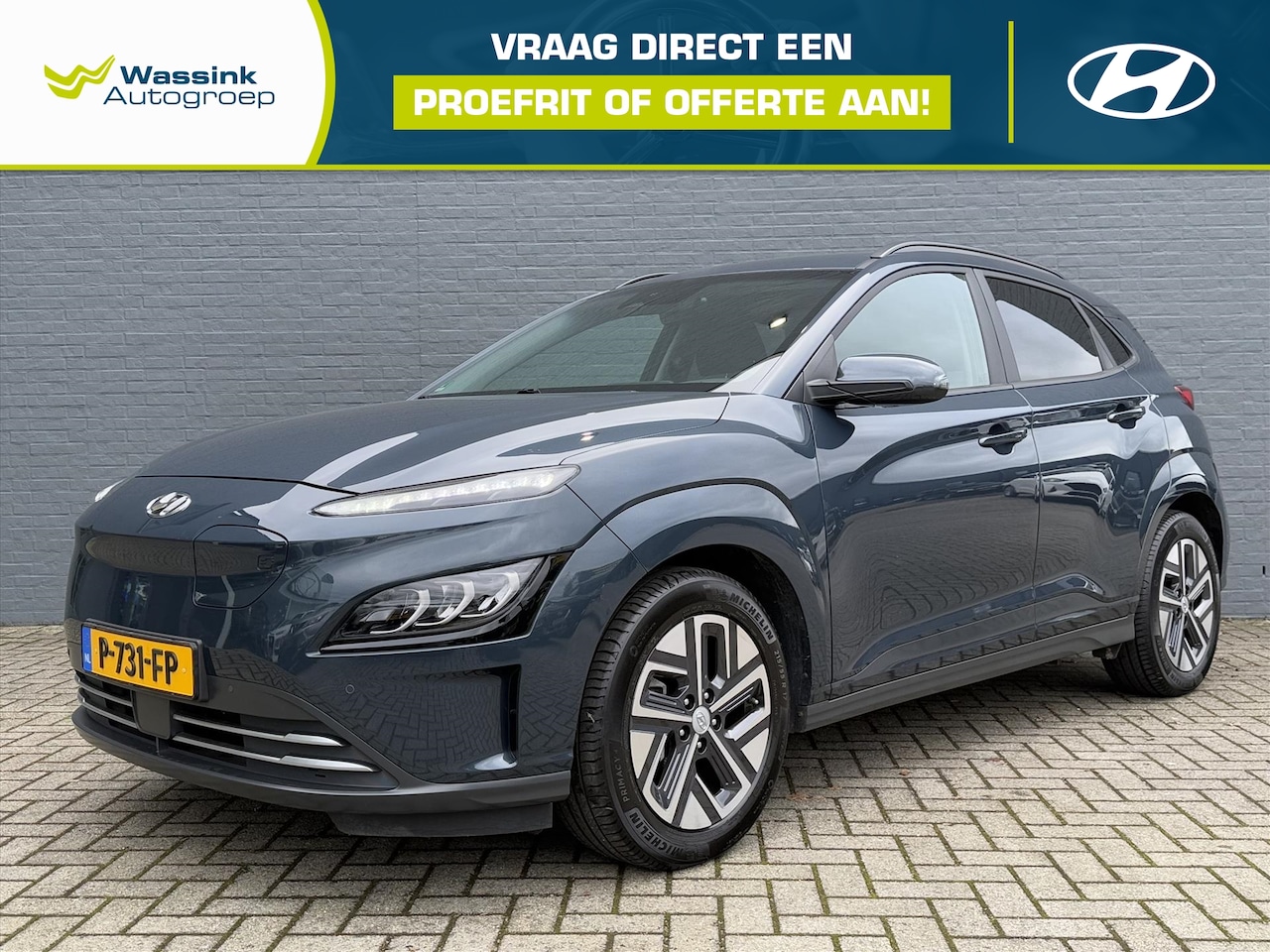 Hyundai Kona - 64 kWh 204pk Aut Premium | Head-Up Display | Krell Premium Audio | Apple Carplay/Android A - AutoWereld.nl