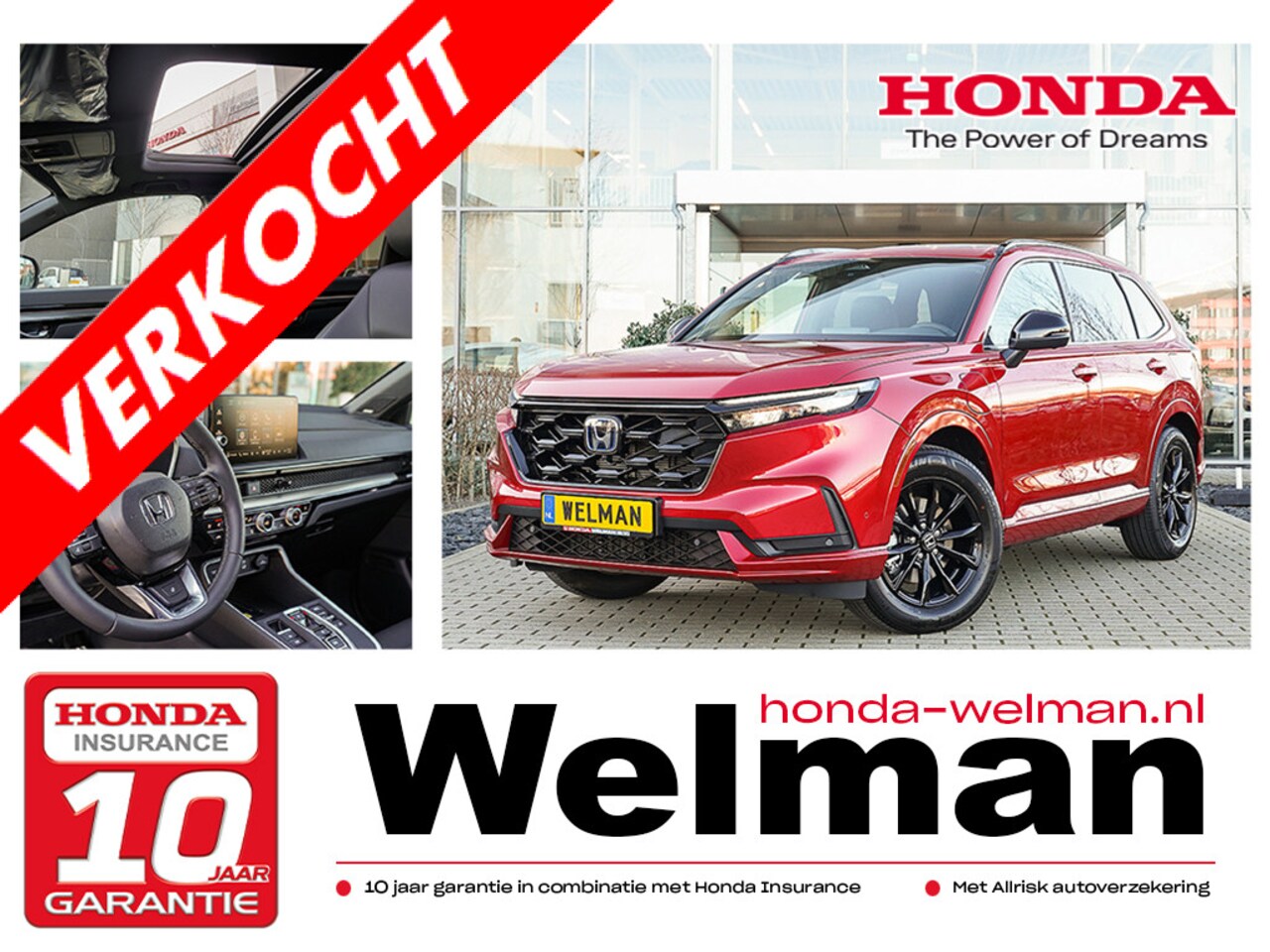 Honda CR-V - 2.0i e:PHEV ADVANCE TECH - PAASAKTIE - NIEUW - FULL HYBRID - TREKHAAK - AutoWereld.nl