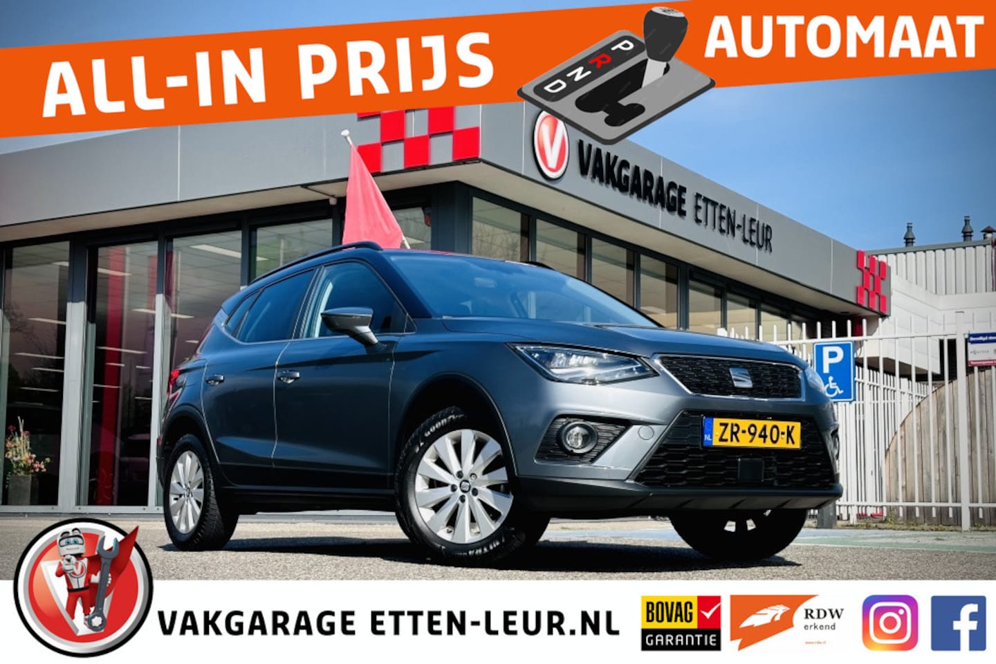 Seat Arona - 1.0 TSI Xcellence / LED / CLIMA / PDC / APPLE + ANDROID - AutoWereld.nl