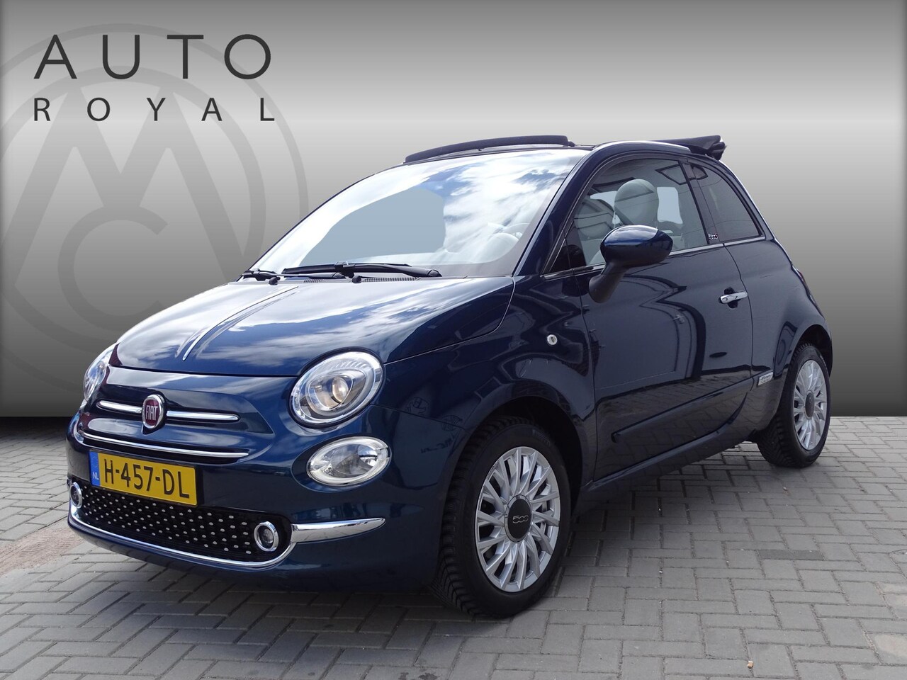 Fiat 500 C - 1.2 Star Cabrio, Leder Sport Interieur, Navigatie, Airco, CruiseControl, Parkeersensoren, - AutoWereld.nl