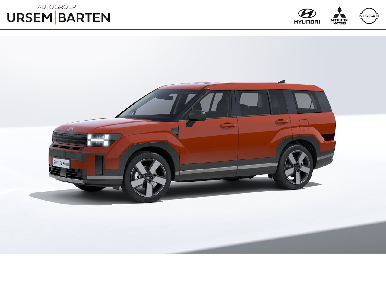 Hyundai Santa Fe - 1.6 T-GDI PHEV Comfort Smart 4WD 7p. Terracota Orange - AutoWereld.nl