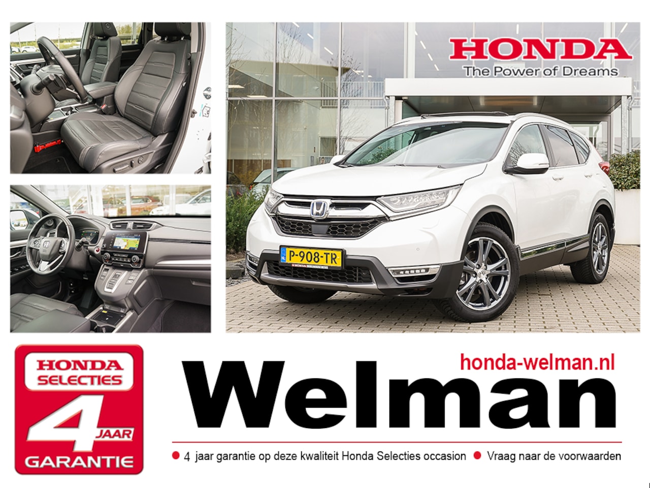Honda CR-V - 2.0i e:HEV EXECUTIVE - HYBRID - 19" VELGEN - 4WD - ALL WEATHERS - TREKHAAK - AutoWereld.nl