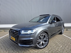 Audi Q7 - 3.0 TDI Quattro 3X S Line + 7p HUD Panodak Luchtvering Camera Navi Leder
