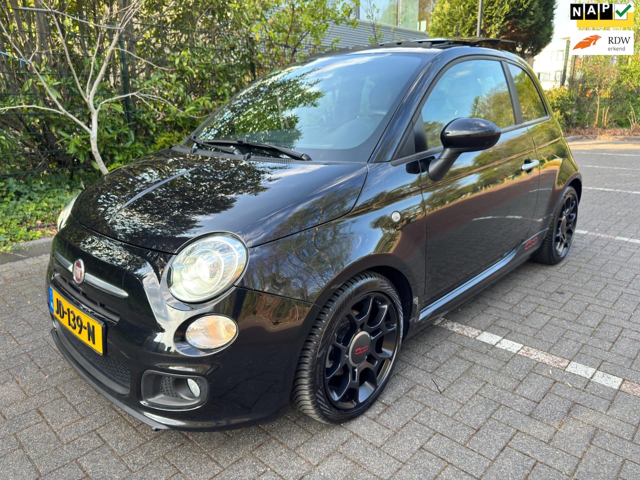 Fiat 500 - 0.9 TwinAir 500S / Pano'dak / Half Leder / LMV / Xenon / PDC - AutoWereld.nl