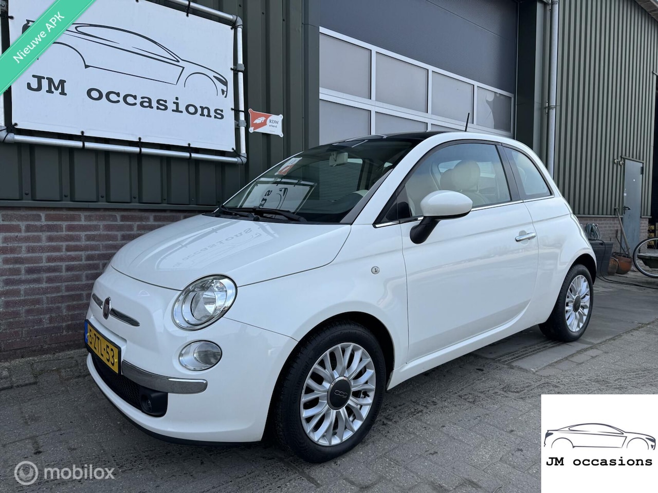 Fiat 500 - 0.9 TwinAir Turbo Perla|Pano|Airco|Bleu&me|PDC| - AutoWereld.nl