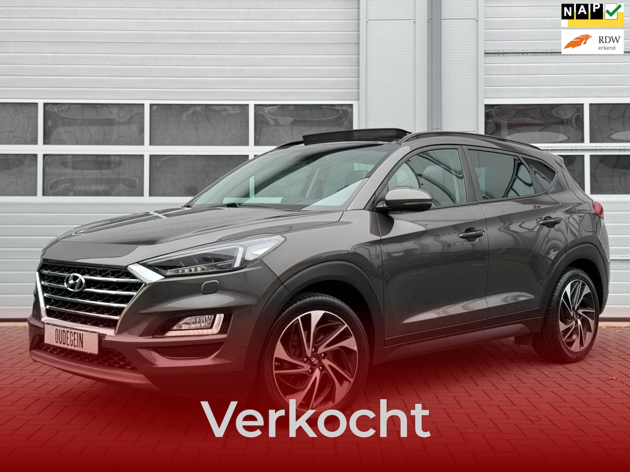 Hyundai Tucson - 1.6 T-GDI PREMIUM / CARPLAY / PANO / GARANTIE / LEDER / NAVI / - AutoWereld.nl