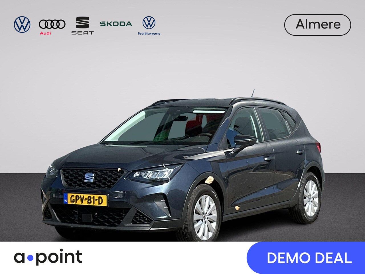 Seat Arona - 1.0 EcoTSI Reference 95pk | Navigatie via App | 16 inch Lichtmetalen velgen | Aircondition - AutoWereld.nl