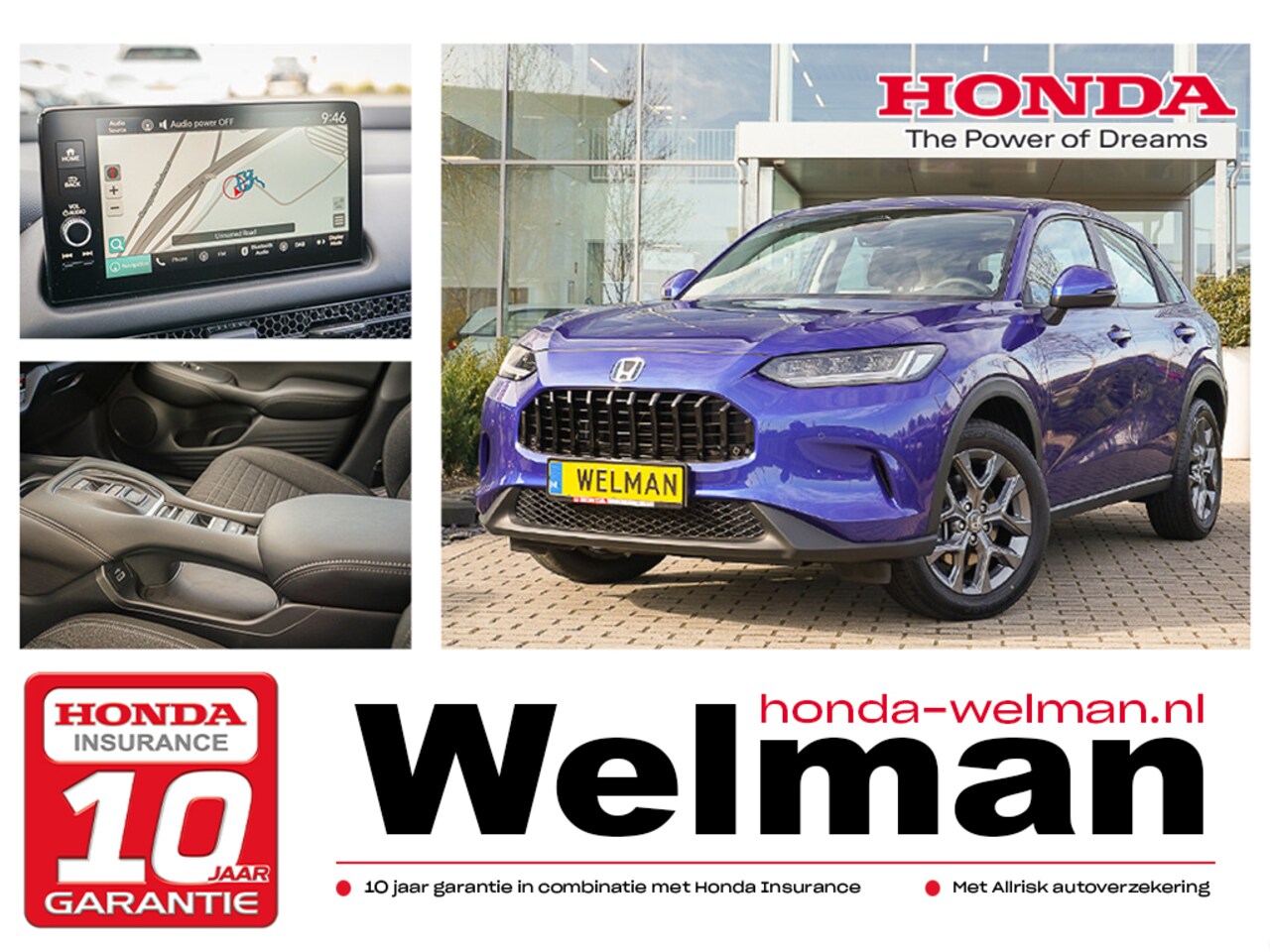 Honda ZR-V - 2.0i V-TEC e:HEV ELEGANCE - AKTIE - NIEUW - FULL HYBRID - AUTOMAAT - AutoWereld.nl