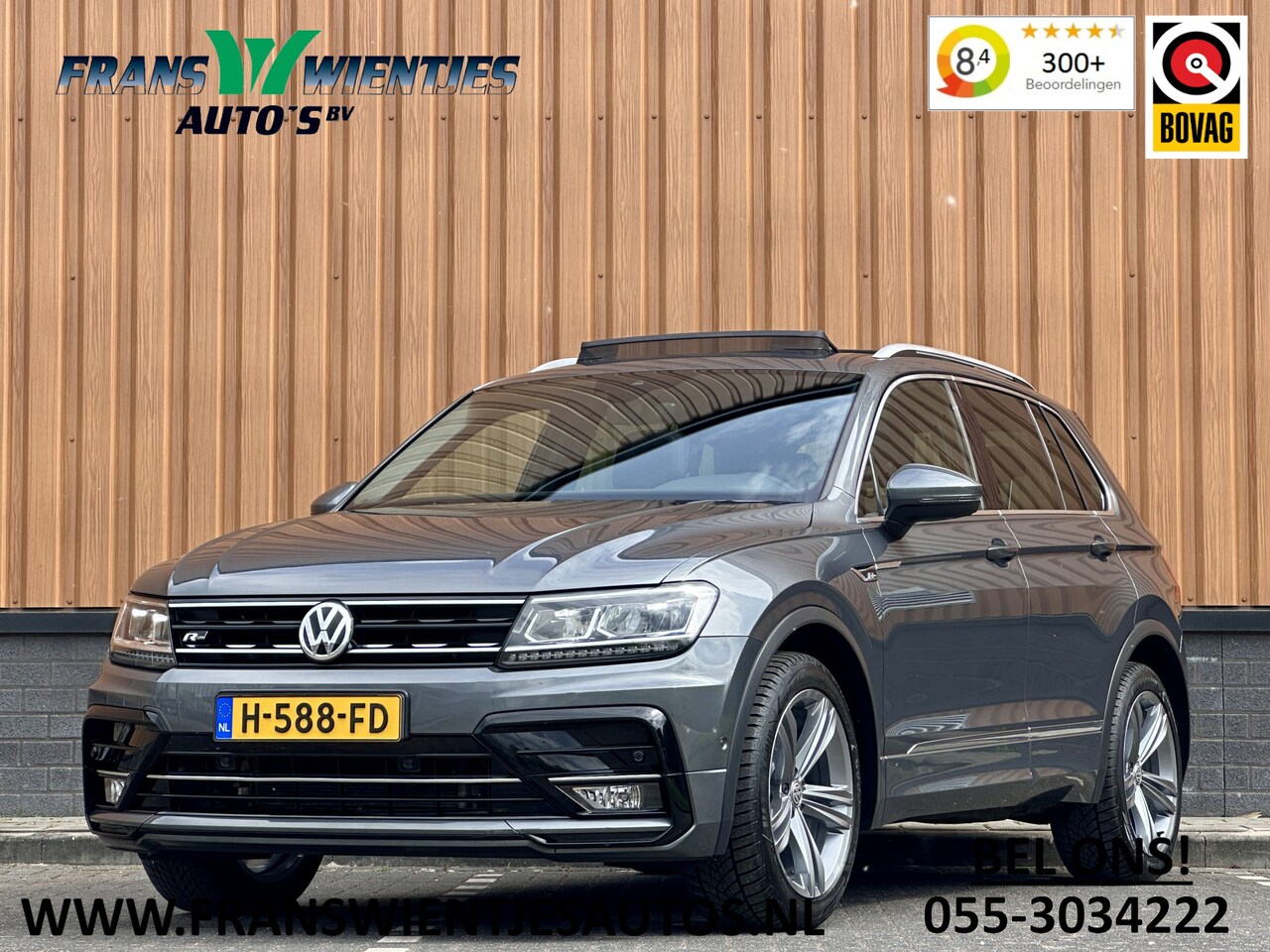 Volkswagen Tiguan - 1.5 TSI ACT Highline Business R | Adaptive Cruise Control | Panoramadak | Achteruitrijcame - AutoWereld.nl