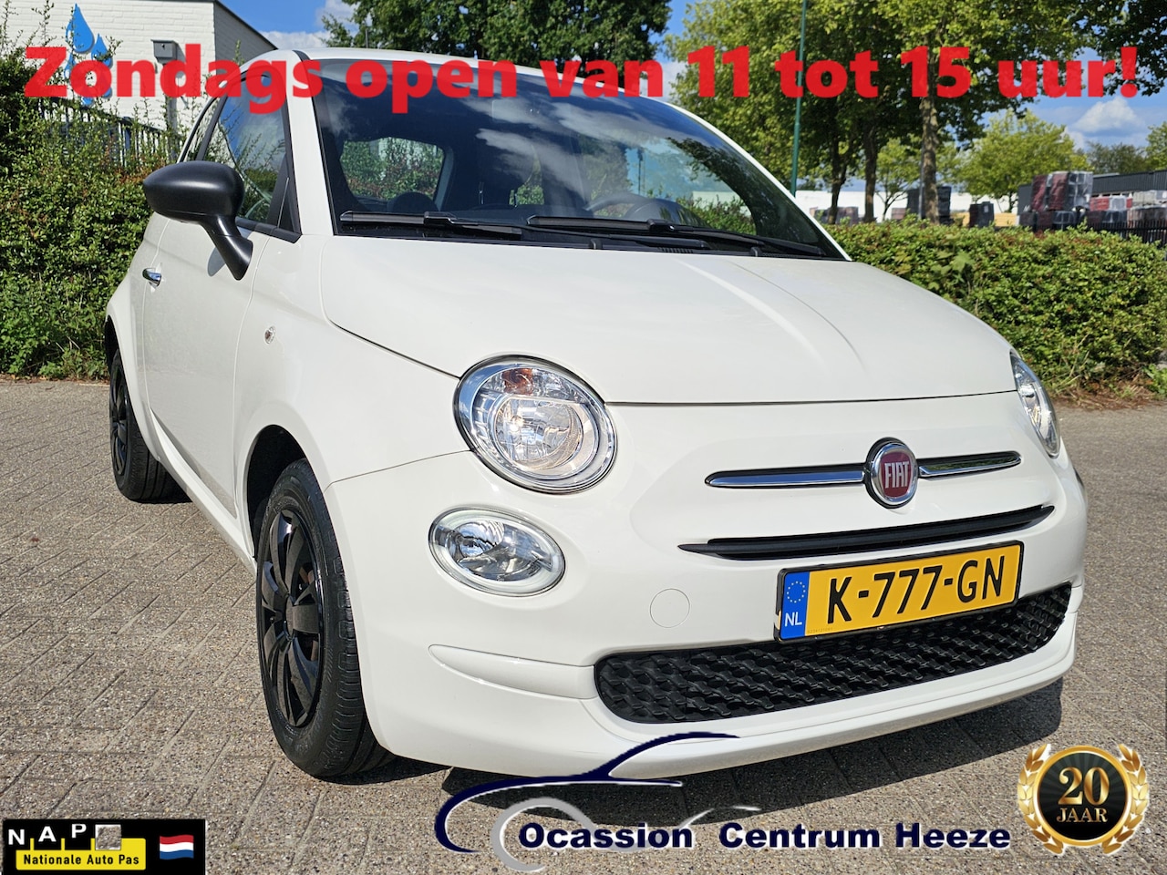 Fiat 500 - 1.0 Hybrid Pop 1.0 Hybrid Pop, DAB! APK 8-2026! Lage Kmstand NAP! Zondag OPEN! - AutoWereld.nl