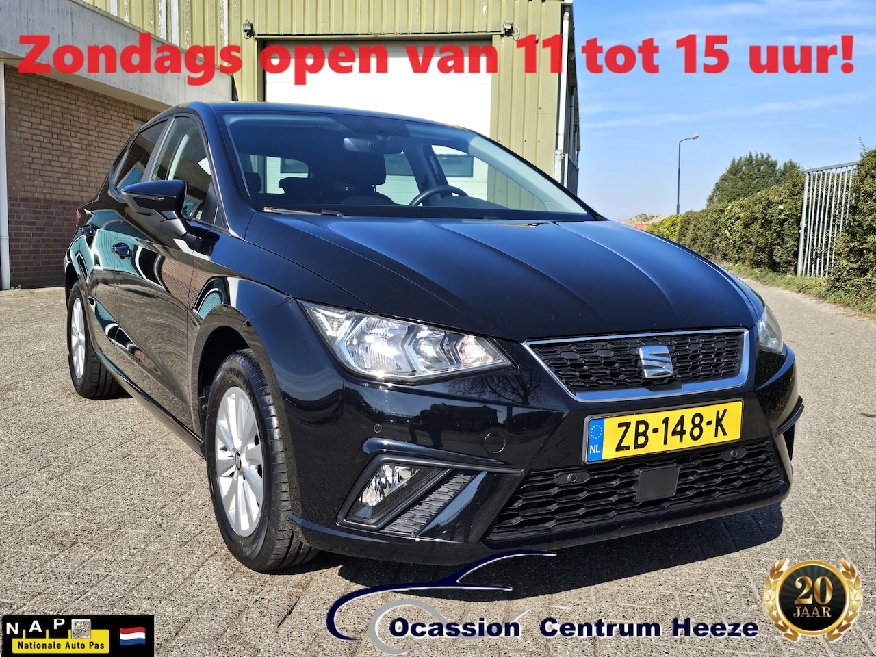 Seat Ibiza - 1.0 TSI AUT! 1e Eig! Camera! Carplay! Trekhaak! Zondag OPEN! - AutoWereld.nl