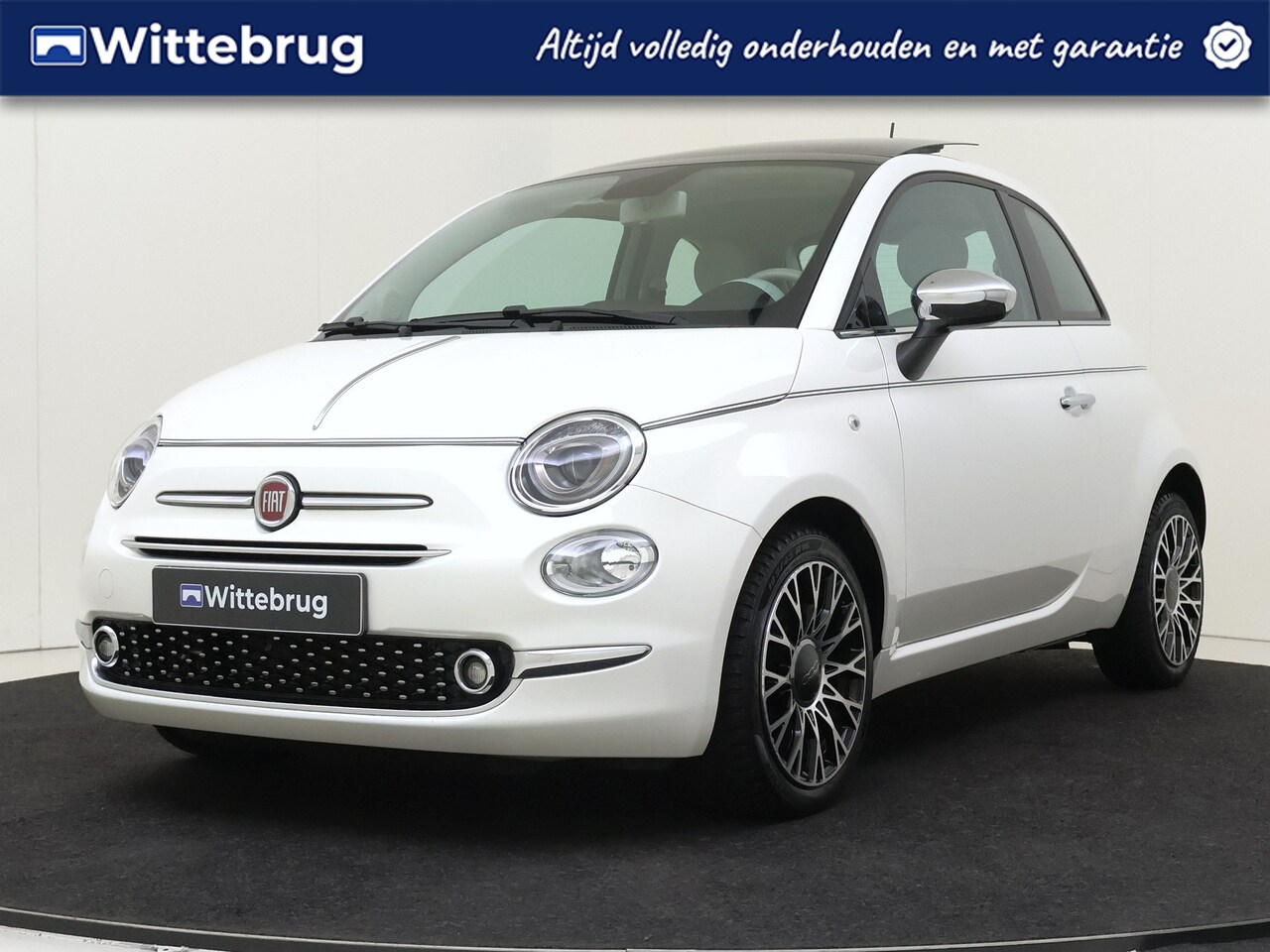 Fiat 500 - 0.9 80PK Turbo Collezione | Schuif/kantel dak | Parkeerhulp | Navigatie | Climate control - AutoWereld.nl