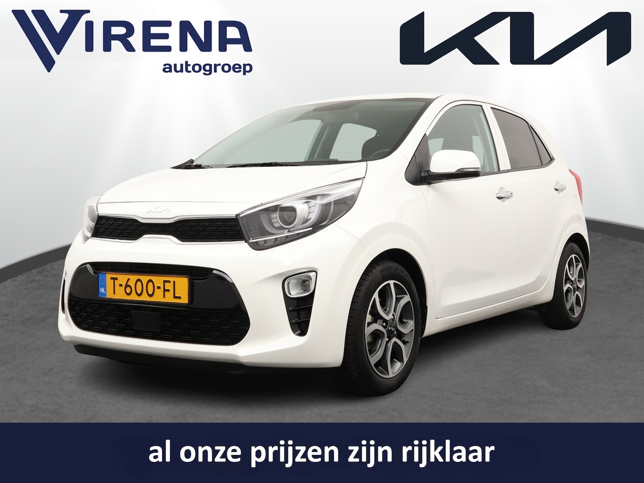 Kia Picanto - 1.0 DPi DynamicPlusLine - Navigatie - Climate Control - Keyless Entry - Apple Carplay-/And - AutoWereld.nl