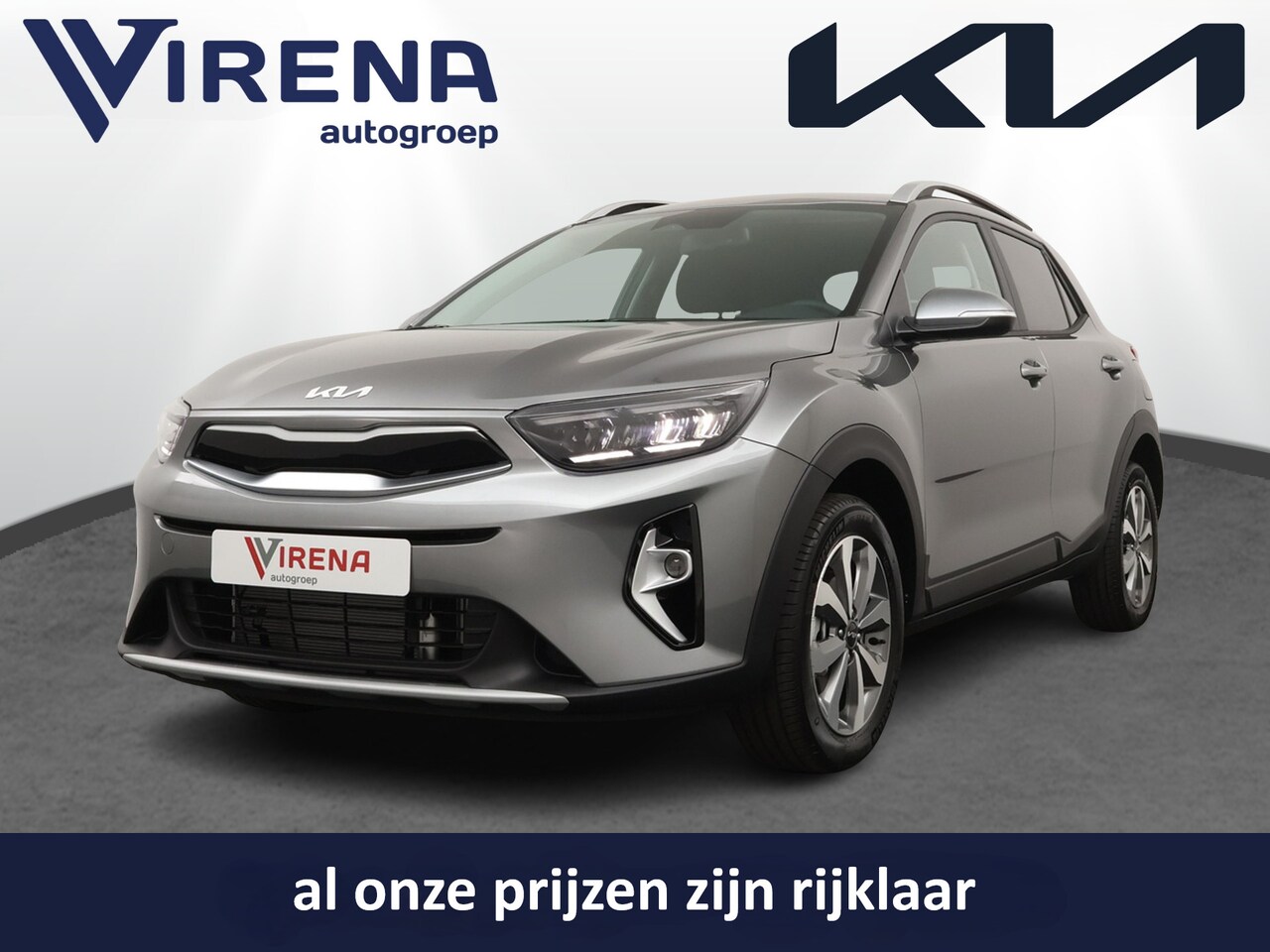 Kia Stonic - 1.0 T-GDi MHEV DynamicPlusLine (NIEUW) - Stoel/Stuur Verwarming - Keyless Entry - Climate - AutoWereld.nl